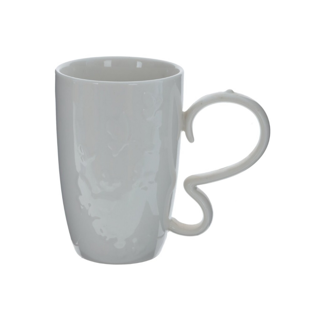 Кружка Ремеко, фарфор, 400 мл, 135х80х120 мм, цвет в ассортименте, 796211