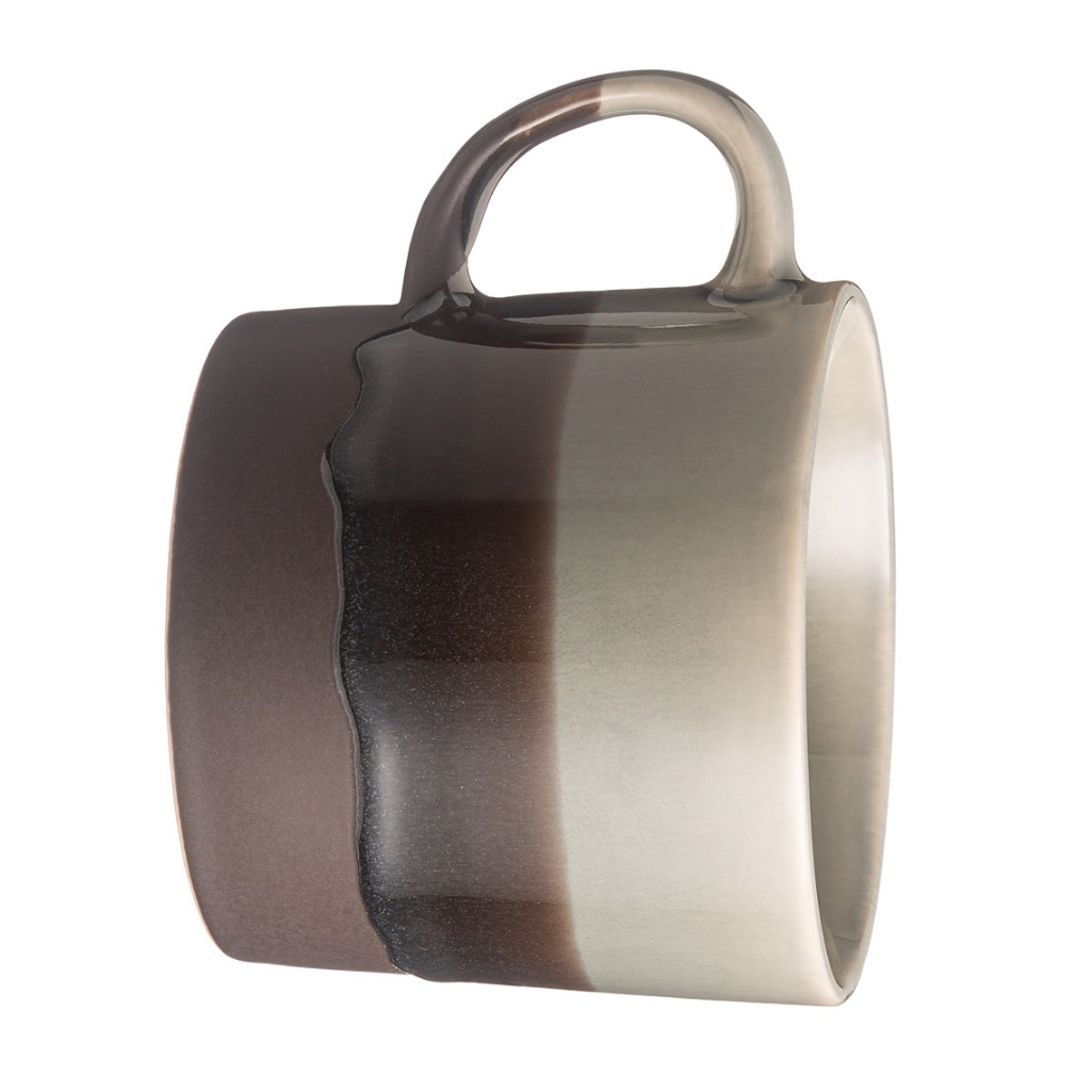 Кружка Bronco Country Stoneware, 380 мл, керамика, коричневый с бежевым, 445-111