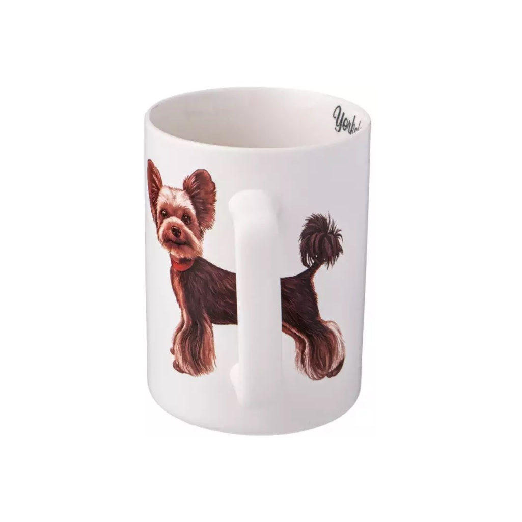 Кружка Lefard Yorkshire Terrier, 400 мл, фарфор, белый, 80х70х108 мм, 260-936