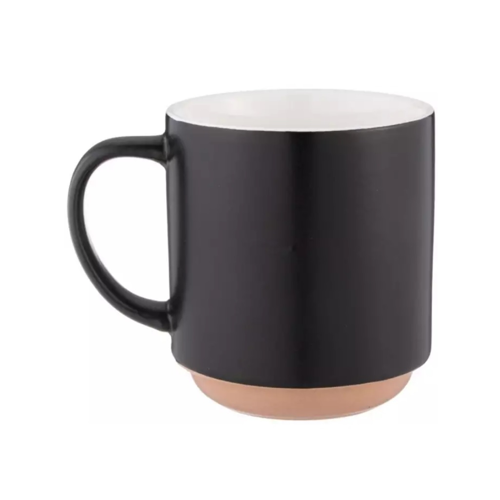 Кружка Lefard Be Happy, Positive, фарфор, черная, 410 мл, 260-977 