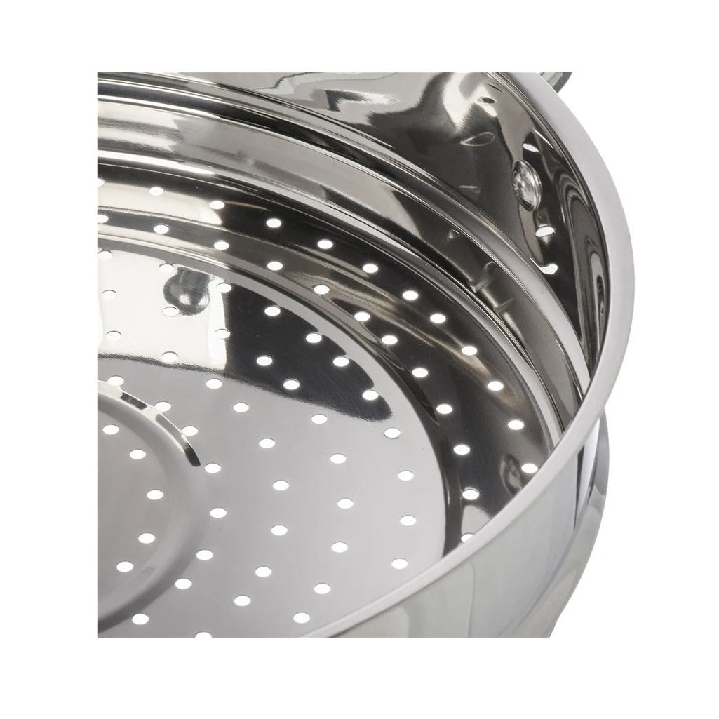 Мантоварка Lara LR03-40 с крышкой, 3 секции, нержавеющая сталь, 11 л