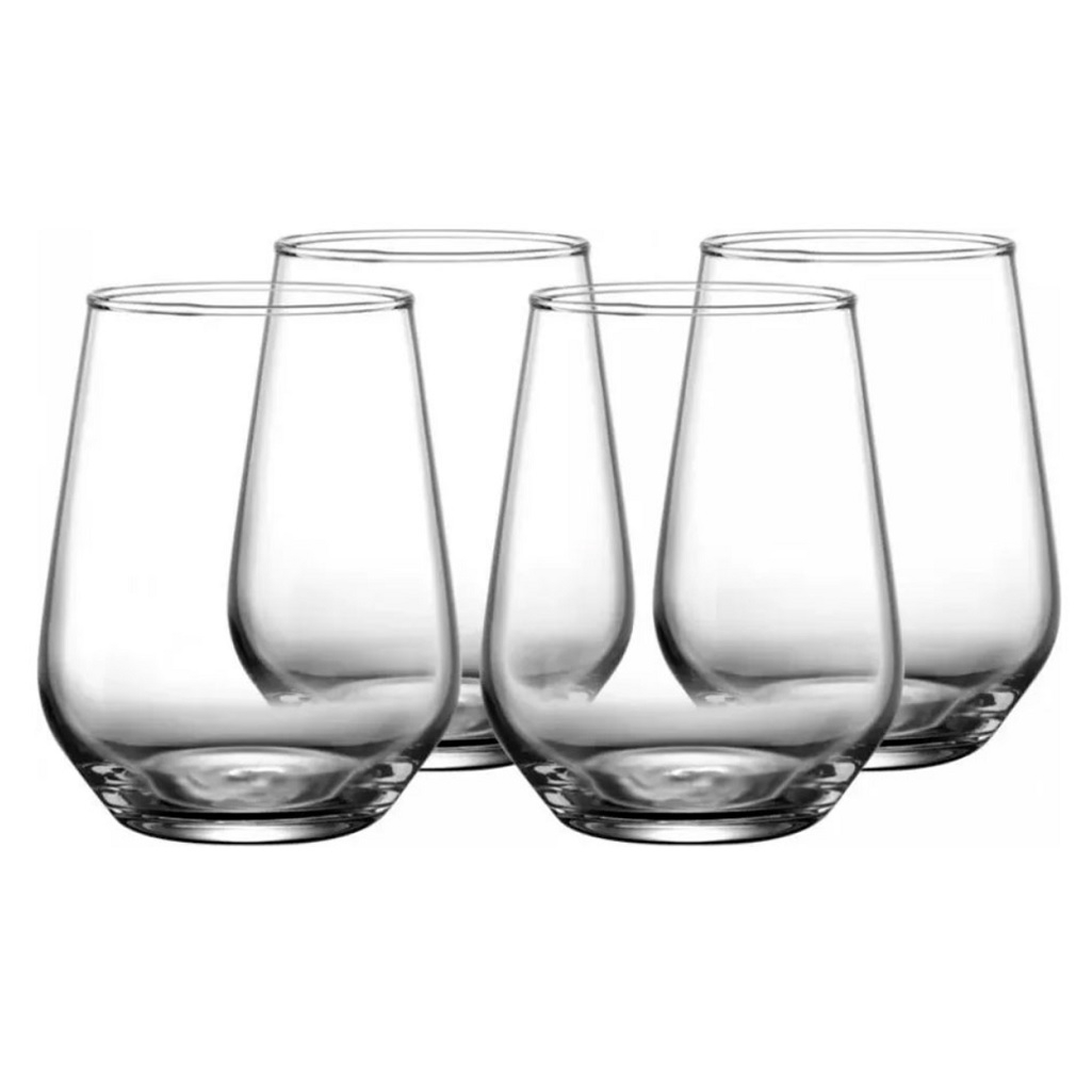Набор стаканов Pasabahce Allegra 41536, стекло, 425 мл, в упаковке 4 штуки