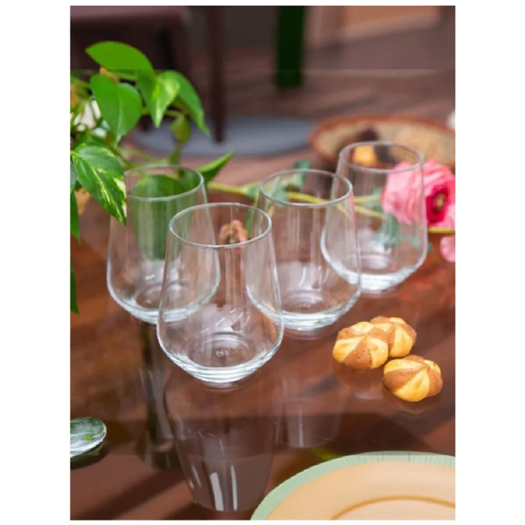 Набор стаканов Pasabahce Allegra 41536, стекло, 425 мл, в упаковке 4 штуки