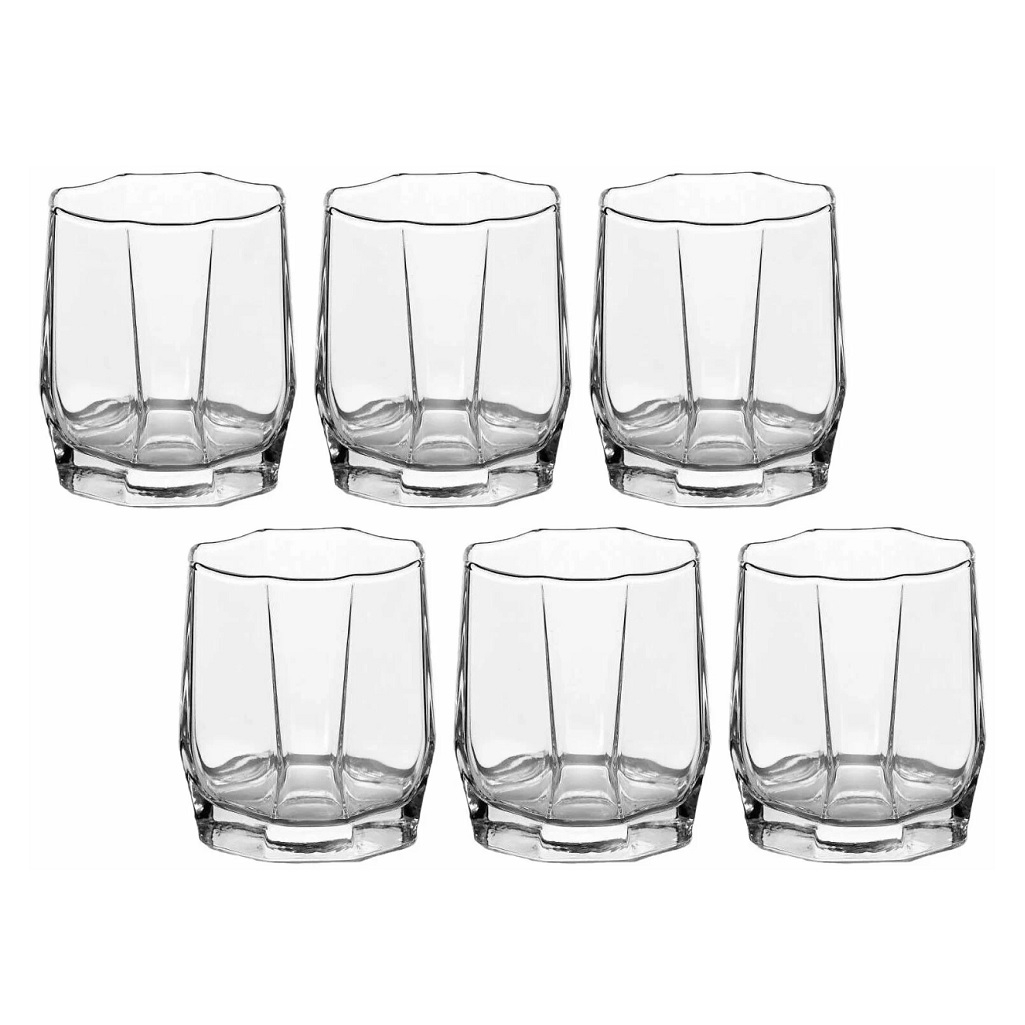 Набор стаканов Pasabahce Hisar 42855B для виски, 330 мл, в упаковке 6 штук