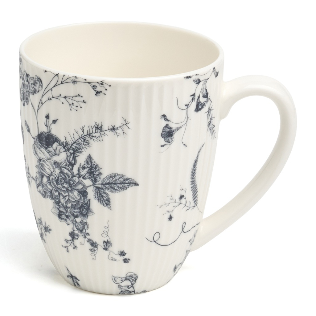 Сервиз столовый Lefard Blue Garden, фарфор, 16 предметов на 4 персоны, белый