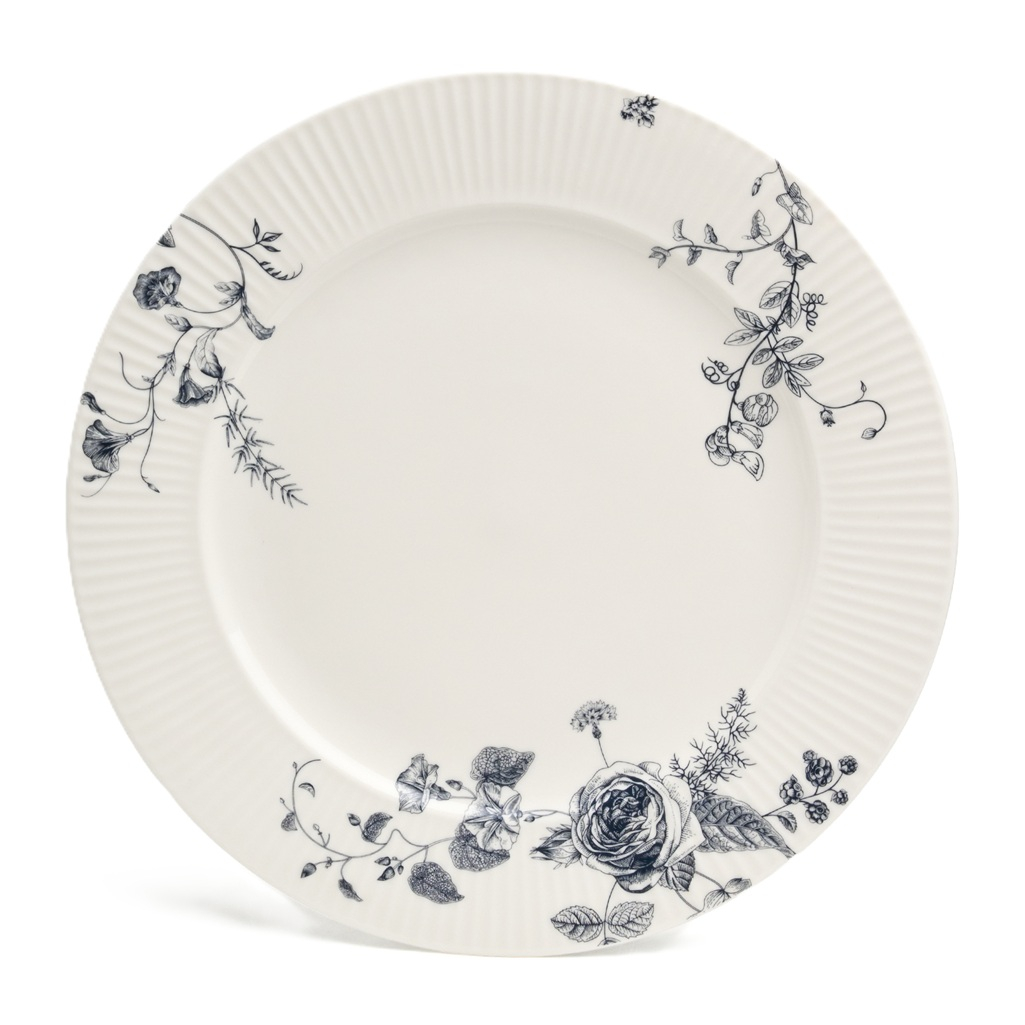 Сервиз столовый Lefard Blue Garden, фарфор, 16 предметов на 4 персоны, белый