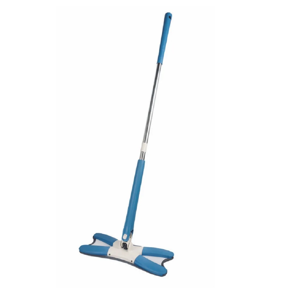 Швабра для пола Dom-Dom X-Typ, износостойкая насадка, микрофибра 14х36х120 см