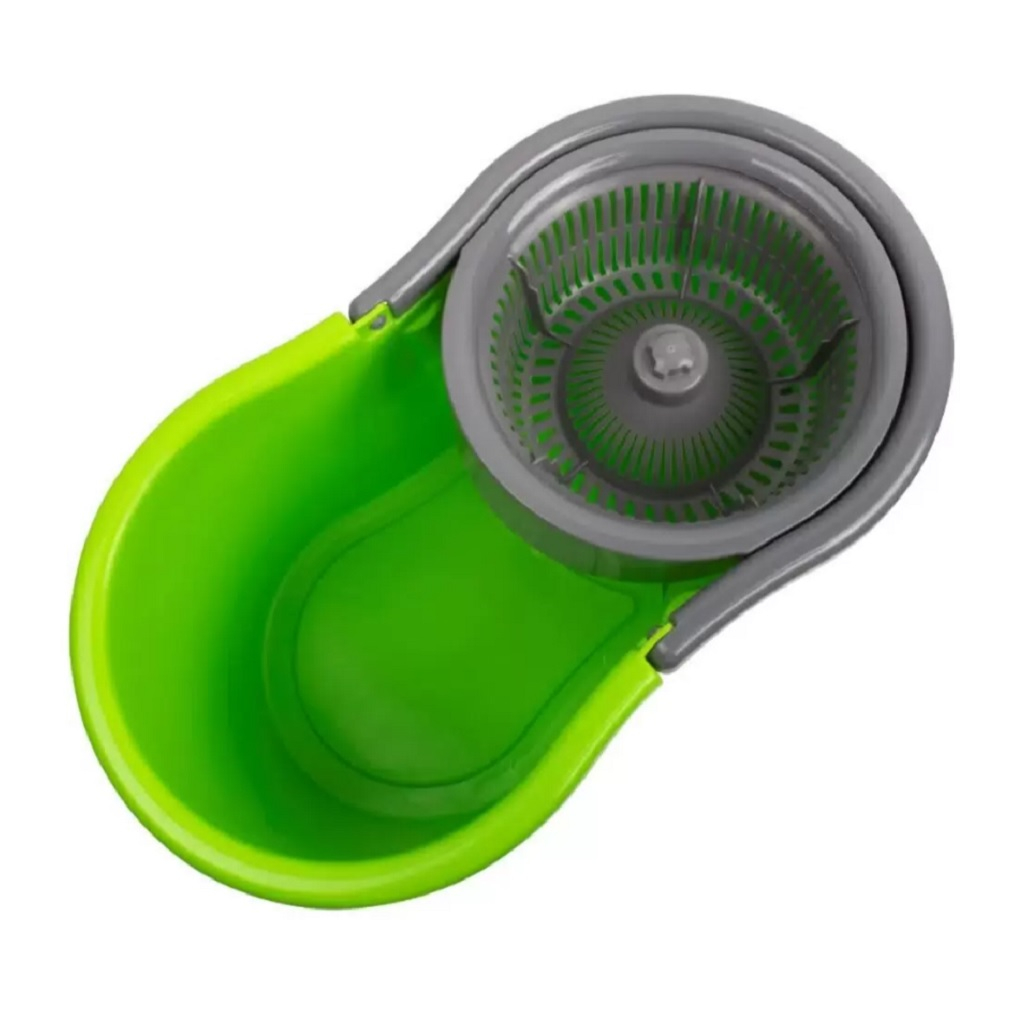 Набор для уборки York Azur, круглая швабра с вращающимся отжимом, микрофибра