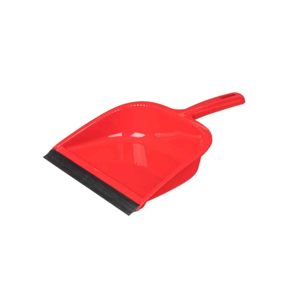 Совок квадратный с кромкой Homver Rimo, полипропилен, красный, 221241306/03