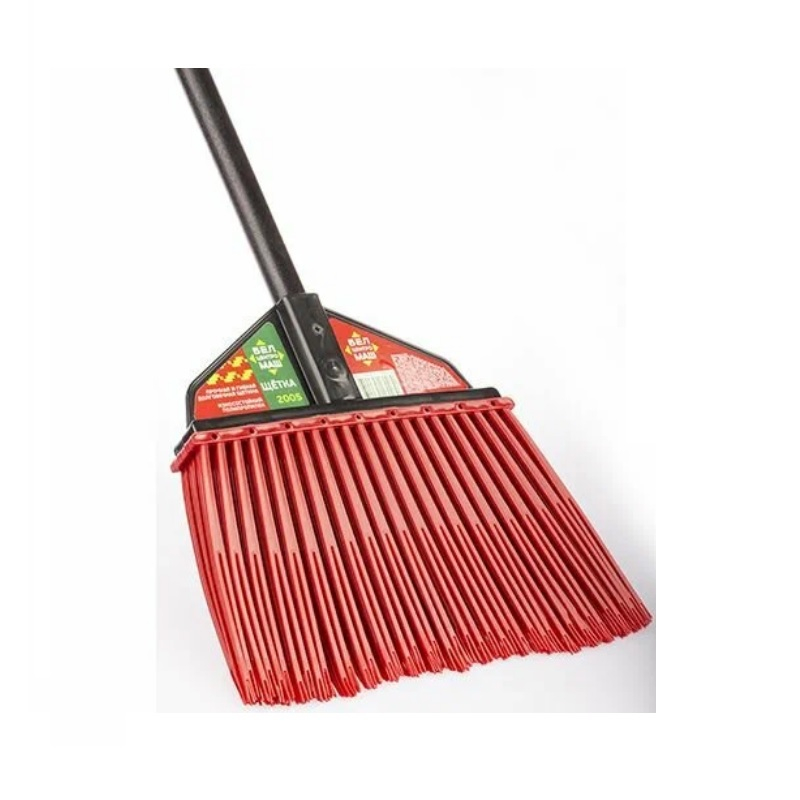 Метла веерная Центроинструмент БЦМ плоская 2005, с черенком