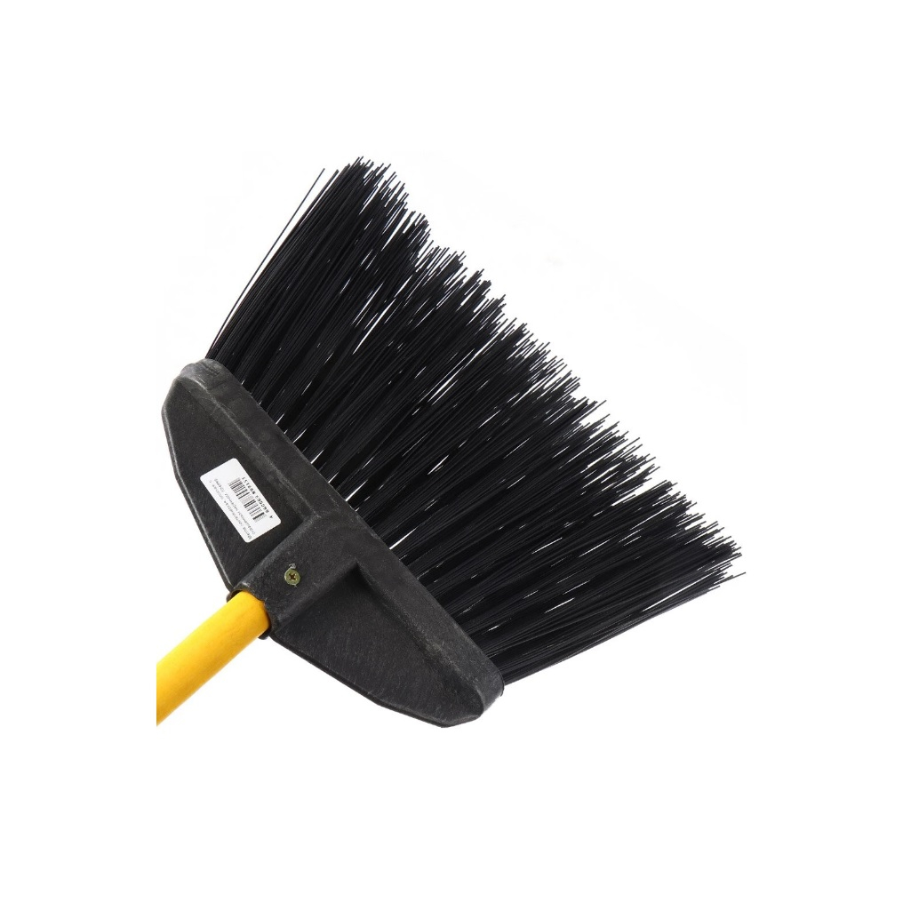 Метла Клевер синтетическая, плоская, с окрашенным черенком, 34х20 см 264887