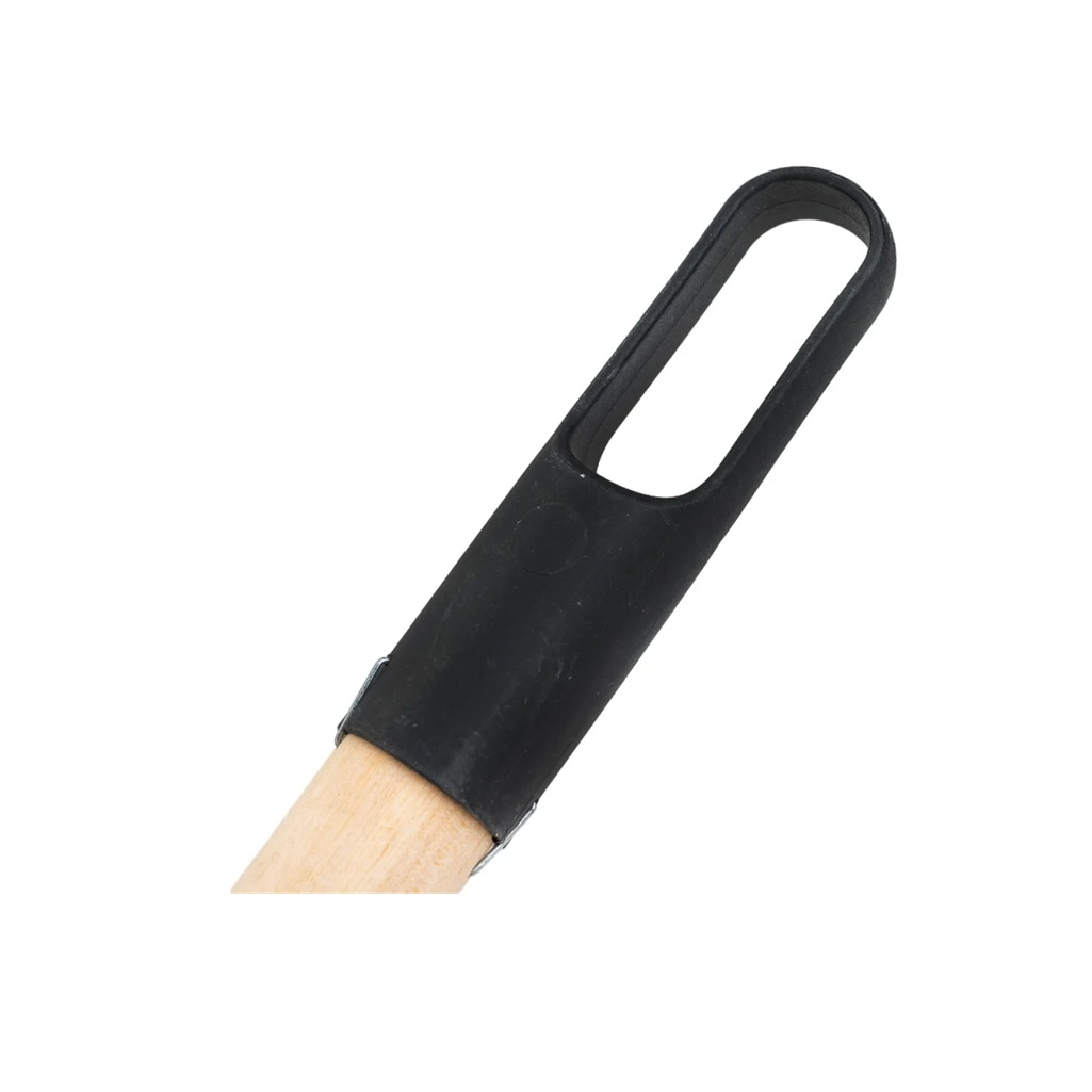 Веник Amigo 76004 с деревянной ручкой 67 см, полипропиленовый, оранжевый