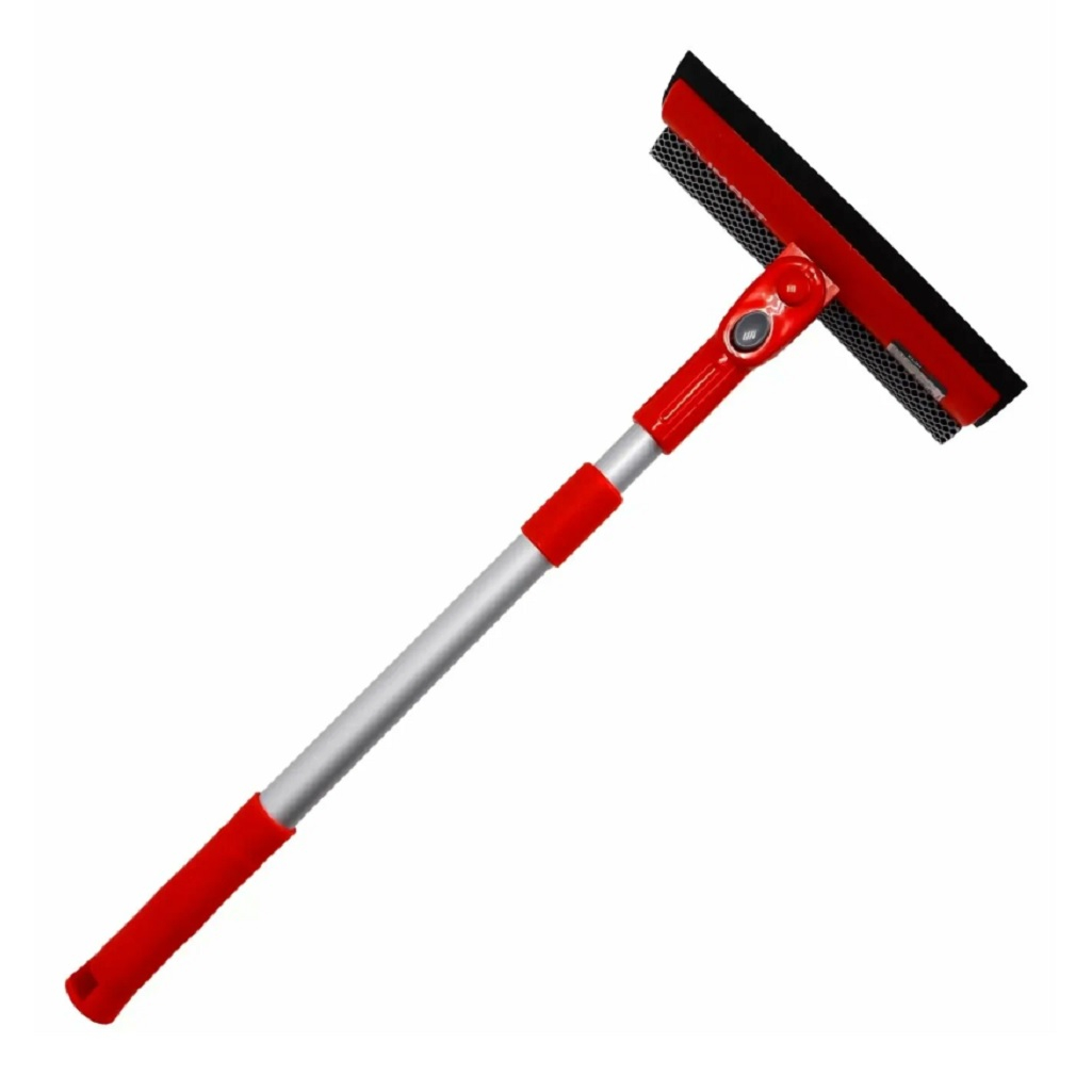 Швабра телескопическая CLIM ART CA-SB-02, 50-75 см, для мытья стекол, с поролоном и водосгоном