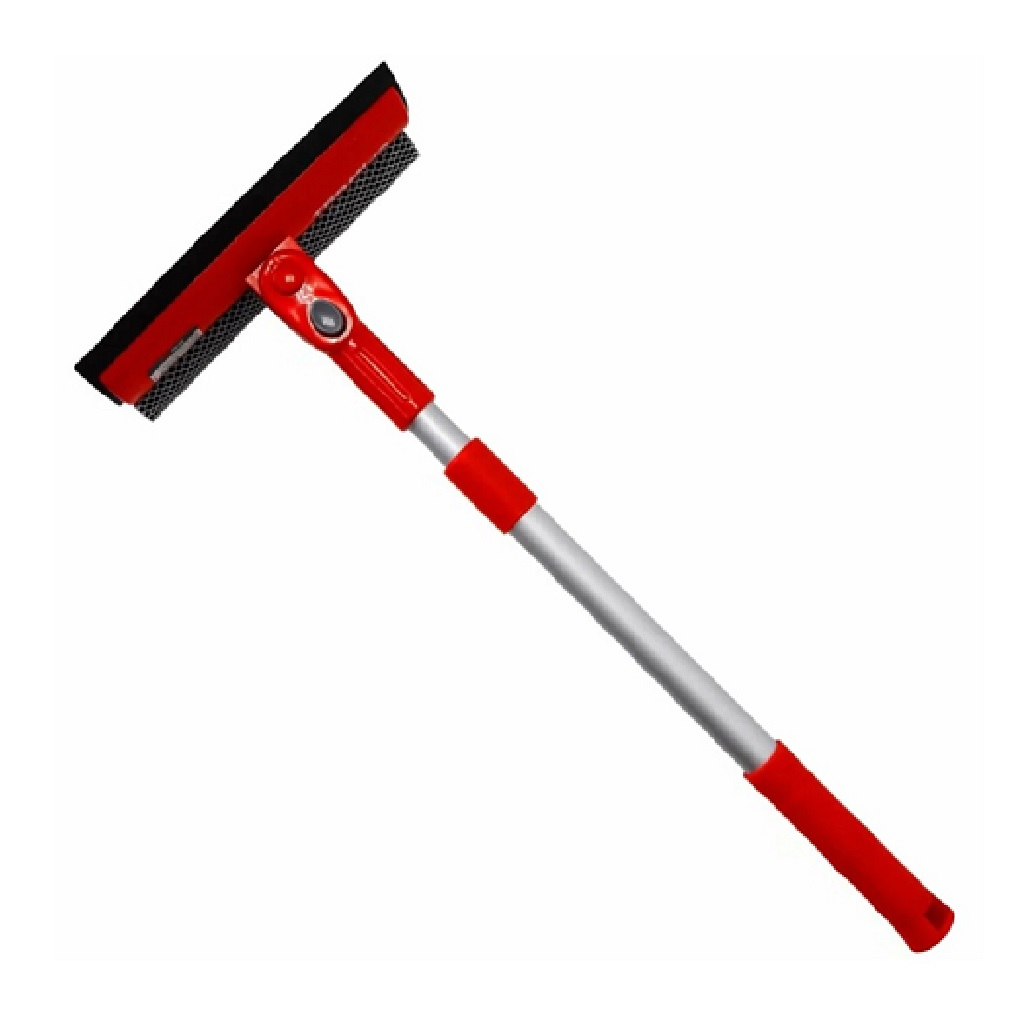 Швабра телескопическая CLIM ART CA-SB-02, 50-75 см, для мытья стекол, с поролоном и водосгоном