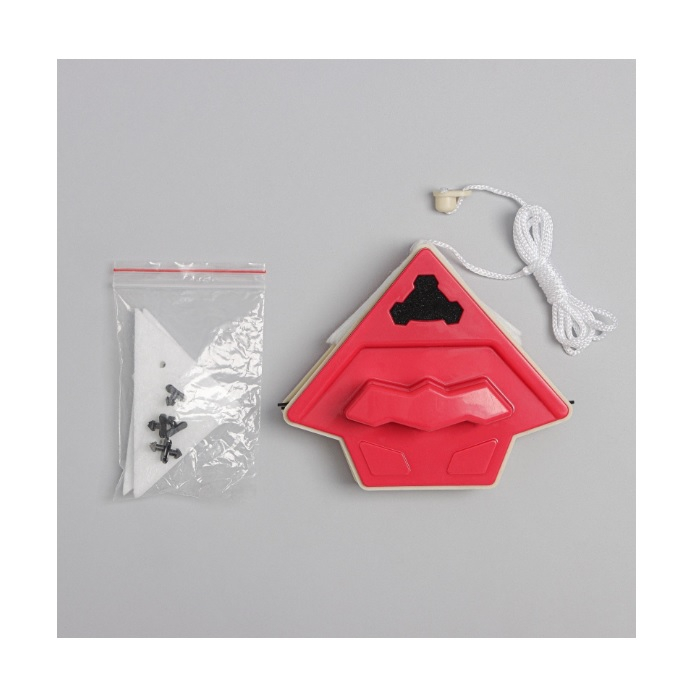 Магнитная щётка для мытья окон с двух сторон Доляна, треугольная, с водосгоном, на стекло 3-8 мм