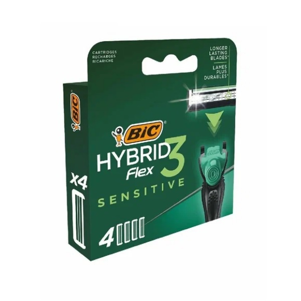 Сменные кассеты Bic Flex 3 Hybrid Sensitive 4 шт