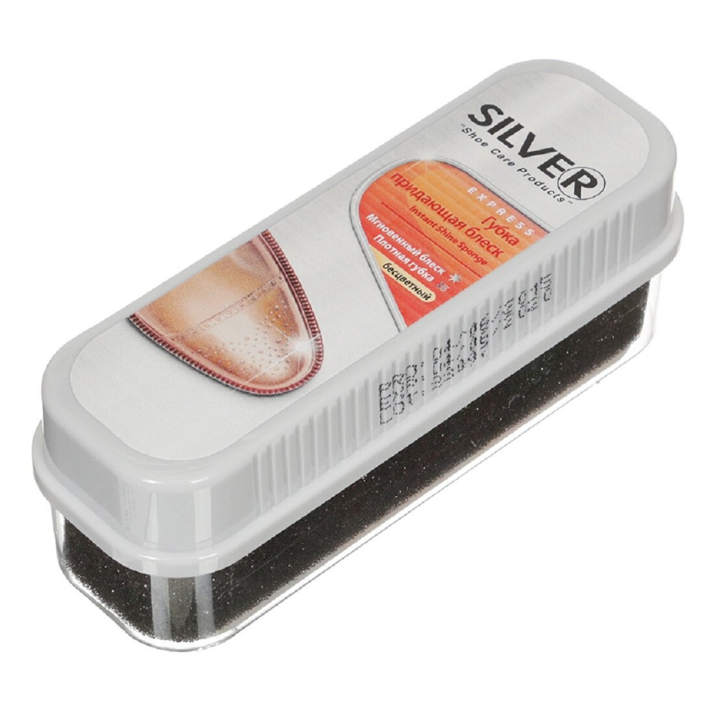Губка Silver для обуви, придающая блеск натуральная PS3001-03