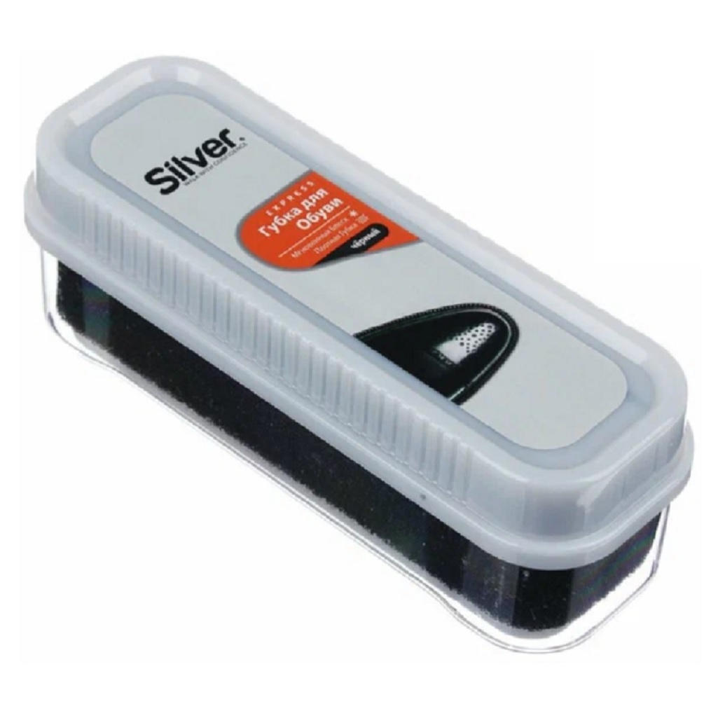 Губка Silver для обуви, придающая блеск натуральная PS3001-03