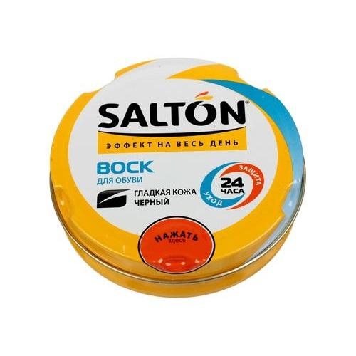 Воск SALTON для обуви черный 75 мл