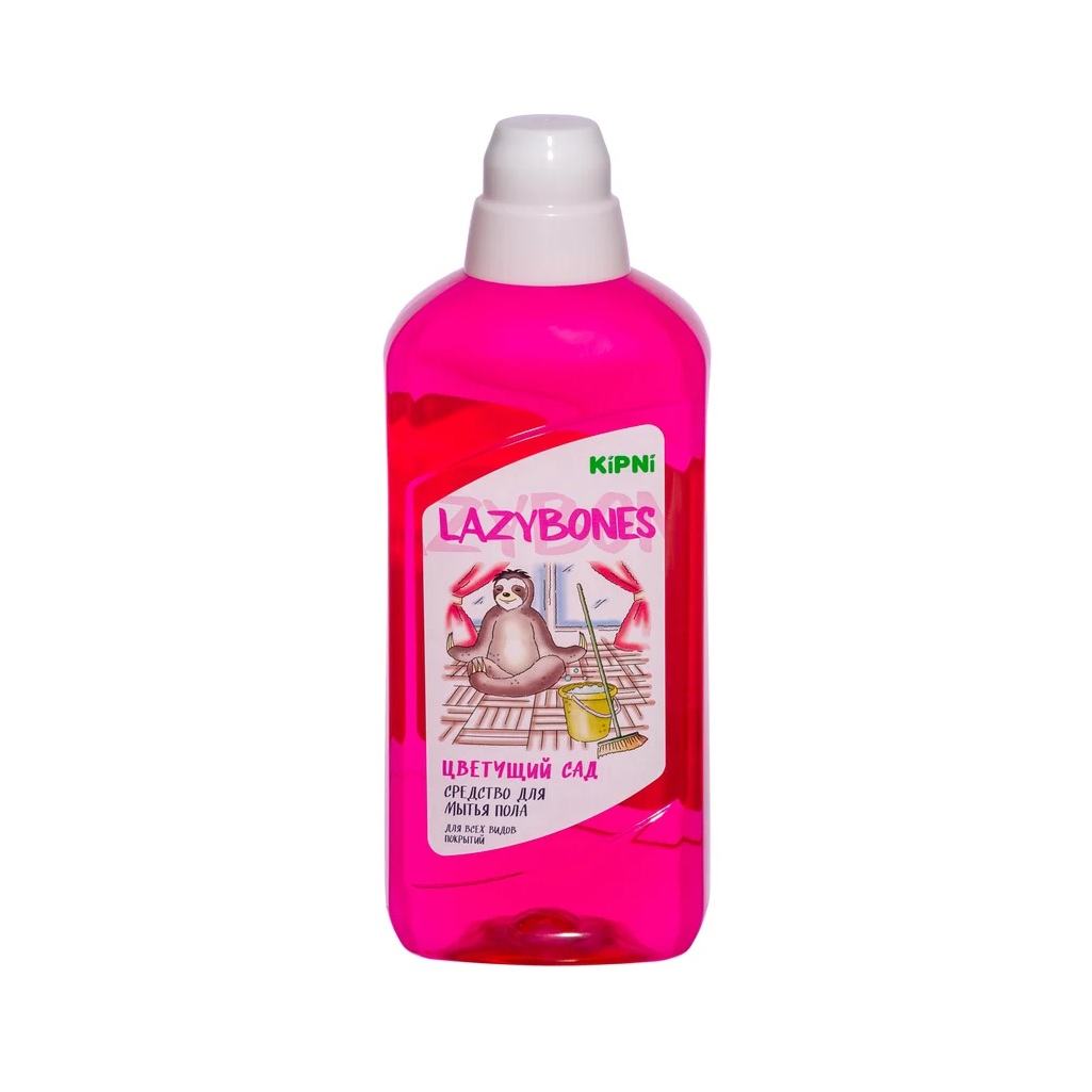Средство для мытья пола Kipni Цветущий сад c мерным колпачком, 1 л