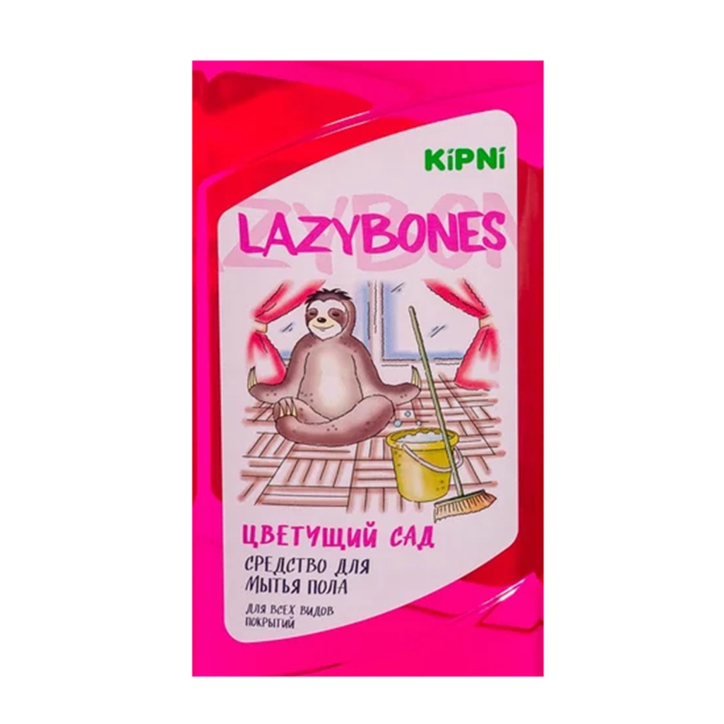 Средство для мытья пола Kipni Цветущий сад c мерным колпачком, 1 л
