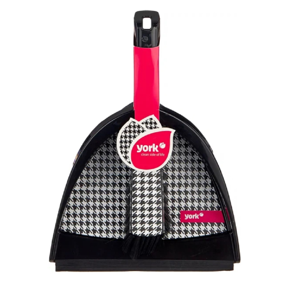 Щётка+совок с резинкой York Style Pepita