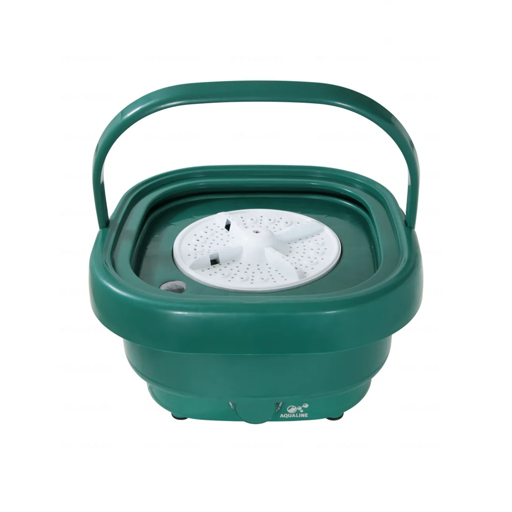 Стиральная машина Optima МС-30СК 170 Вт, малютка 2.5 кг, вертикальная, складная, темный изумруд