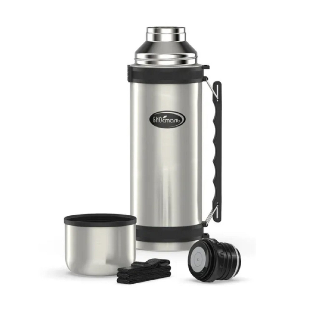Термос Biostal NY-1500-2 узкая горловина, для горячих напитков, 1.5 л