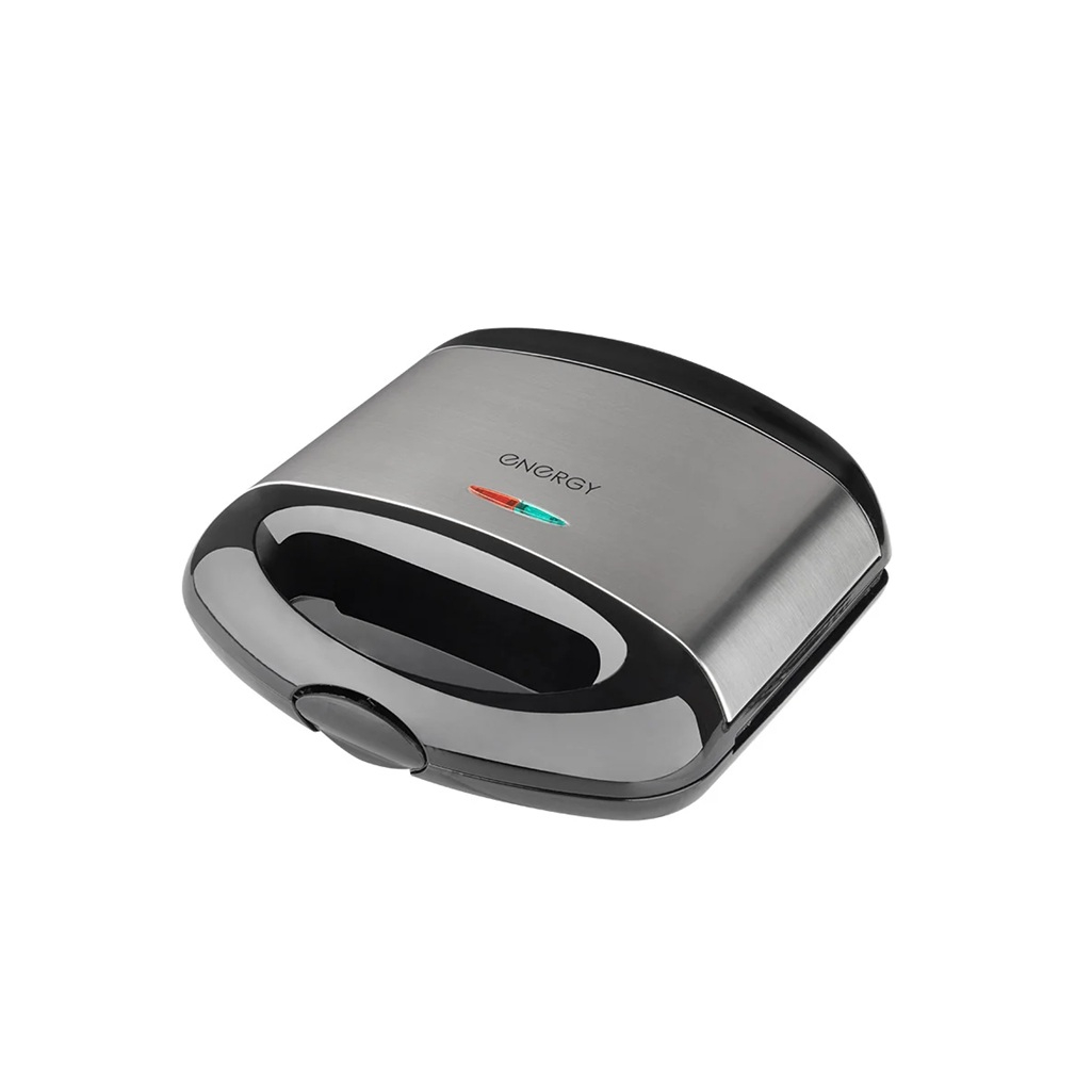 Гриль электрический Energy EN-281 серебристый с черным, 800 Вт