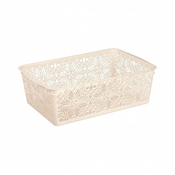 Корзина универсальная Econova Floral 300x195x95 мм Бытпласт 4312962