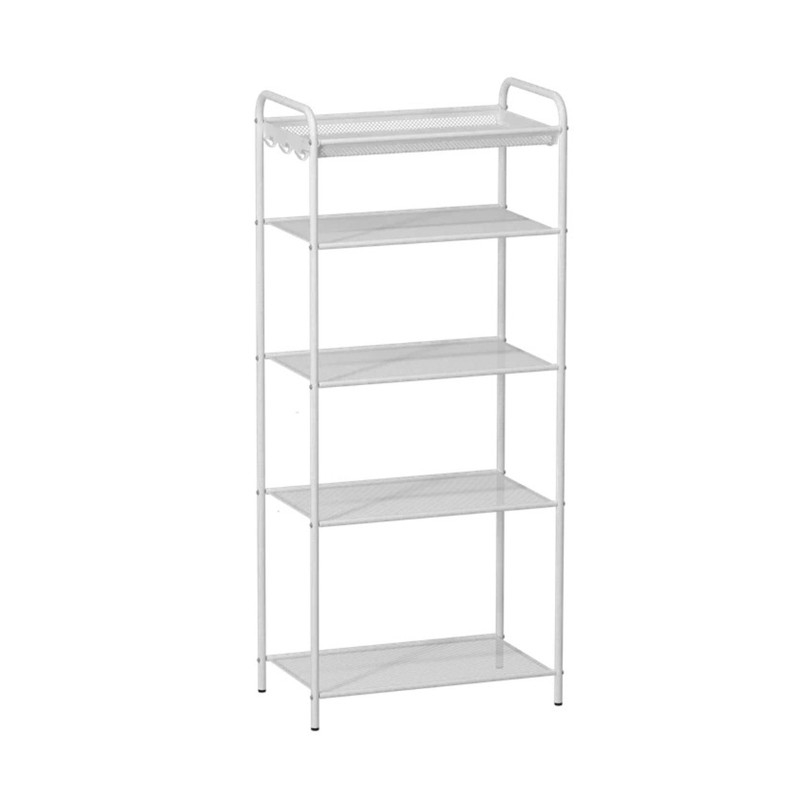 Подставка для обуви ЗМИ Верона 15, с пятью полками, 300 x 450 x 950 мм, белая