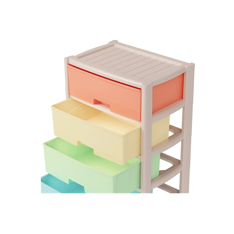 Комод Альтернатива Колорит цветной 5секций 39х56х100см М8823