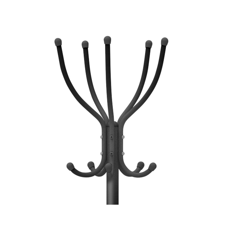 Вешалка напольная Nika HAUSHALT 5 крючков, черный