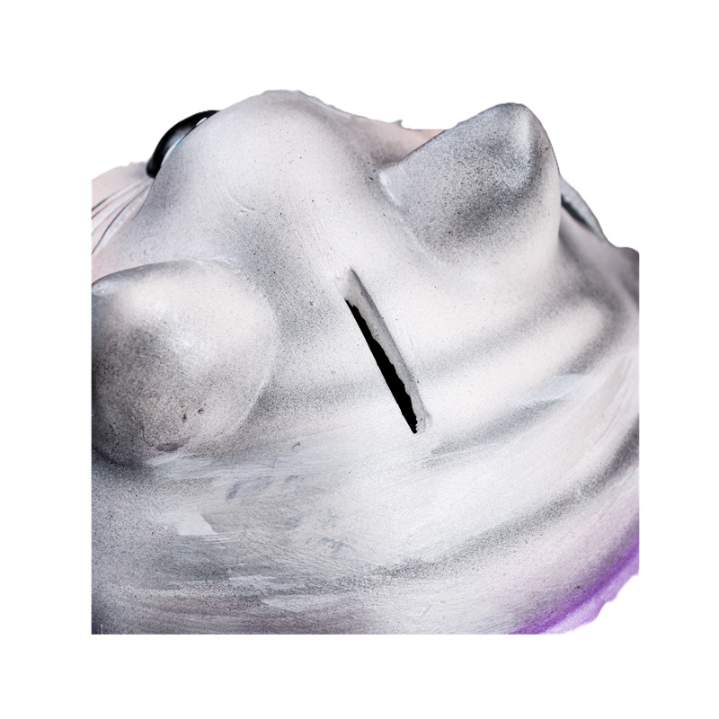 Копилка Серый кот с колбасой 17см 9535388