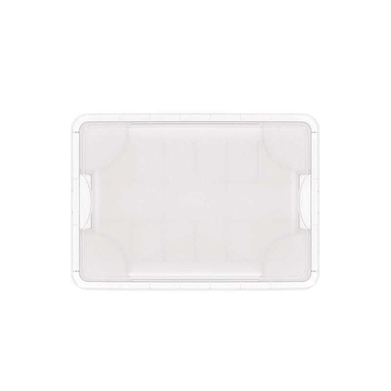 Контейнер Альтернатива М8497 пластиковый с крышкой 255х425х590 мм 45л