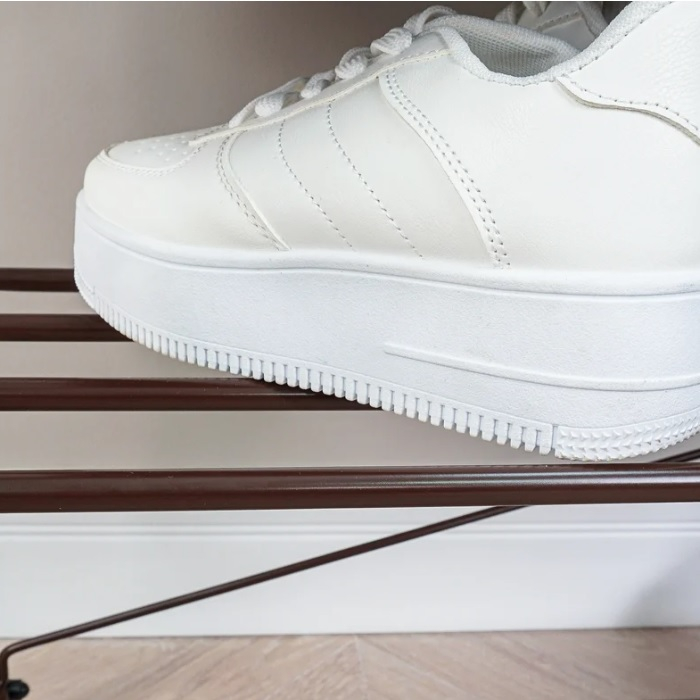 Подставка для обуви Зми Альфа 23 с мягким сиденьем 2 полки коричневый 650х480х300 мм