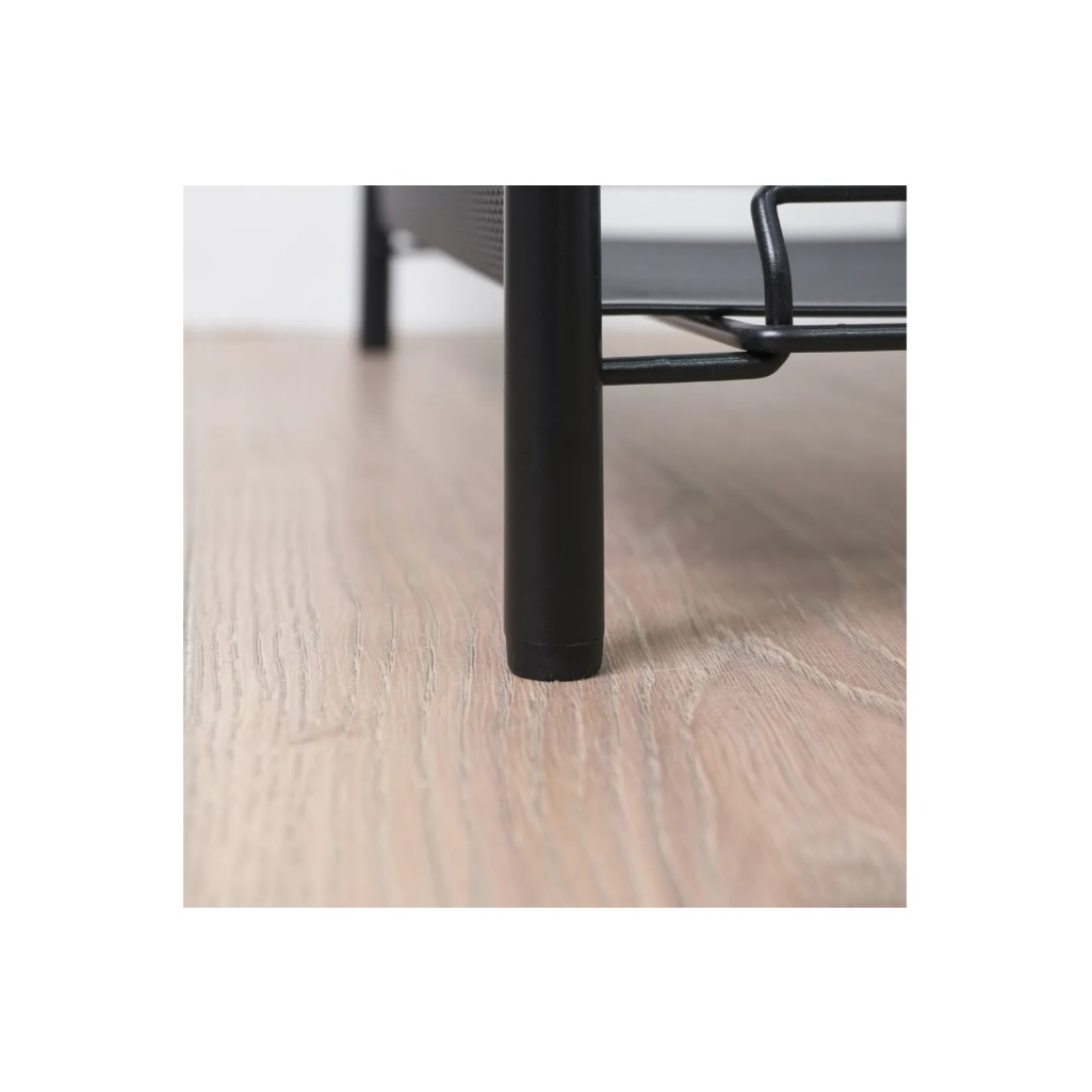 Этажерка ЗМИ Ладья 24, металлическая, 4 корзины, 44x25x96 см, черный