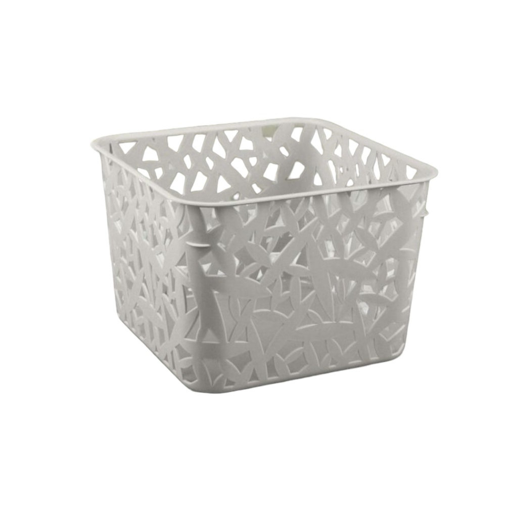 Корзина Econova XXL, универсальная, белая, 145х205х205 мм, 4.7 л, 431245016