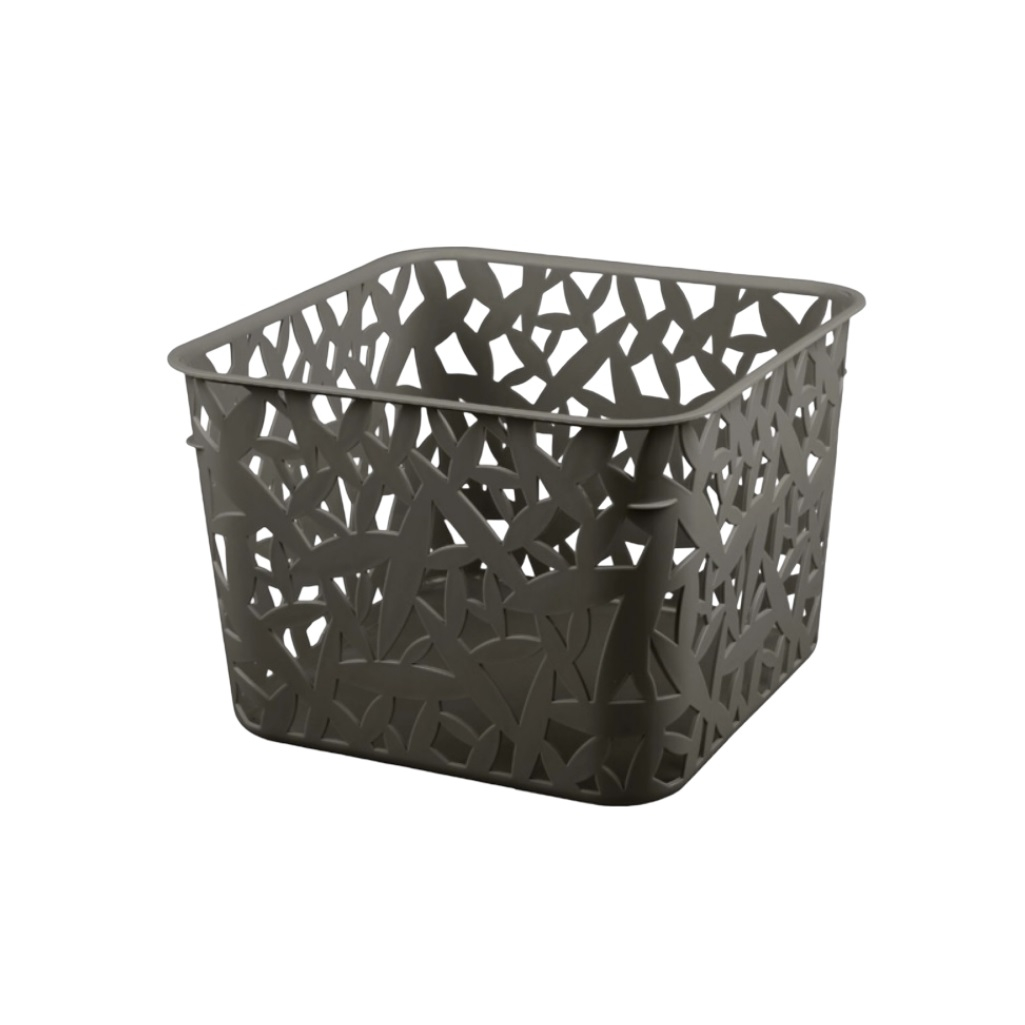 Корзина Econova XXL, универсальная, серая, 145х205х205 мм, 4.7 л, 431245011