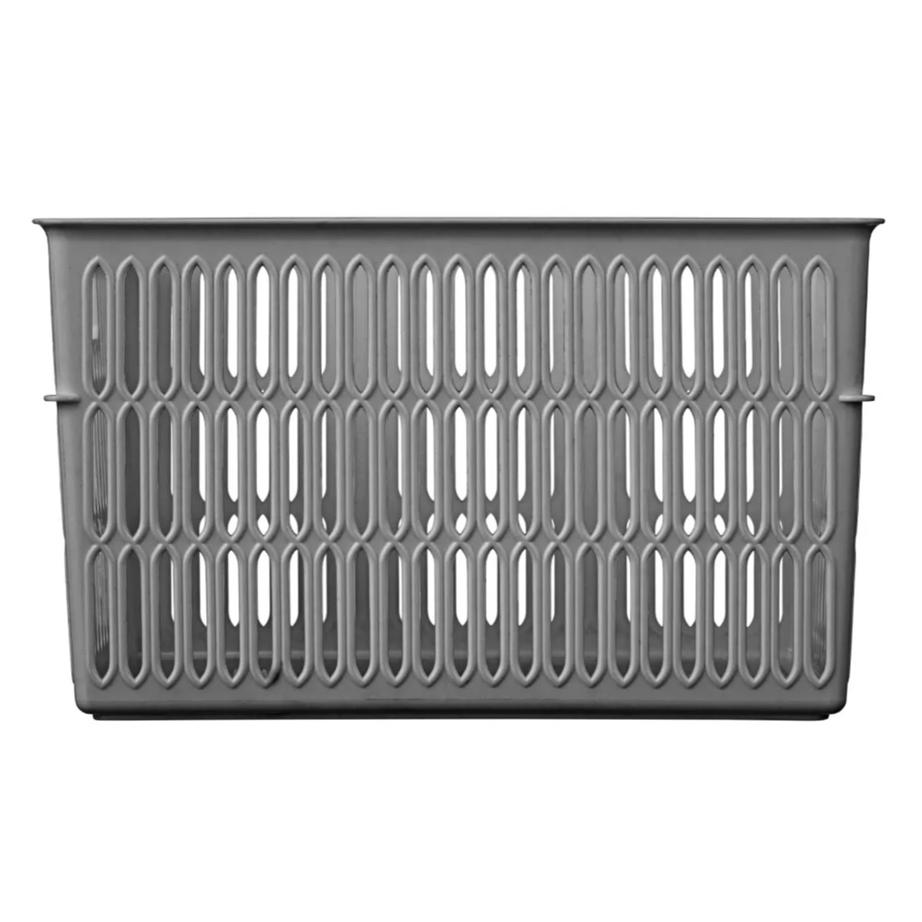 Корзина Econova Simplify, универсальная, серая, 108х136х184 мм, 2 л, 435250711