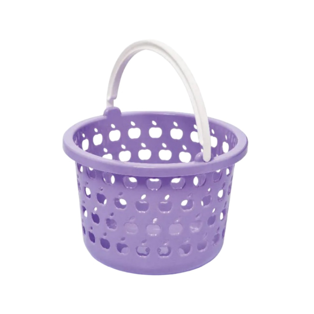 Корзинка Полимербыт Стайл, 2.2 л, круглая, 136х185х185 мм, 83100