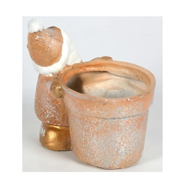 Фигура Дед Мороз у горшка ТР-21030