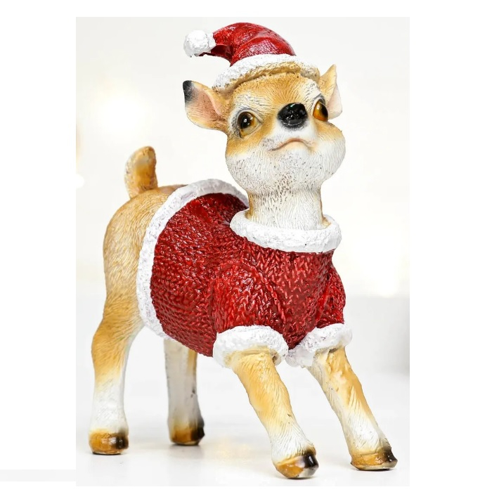 Фигура Оленёнок в шапке ТР-21237