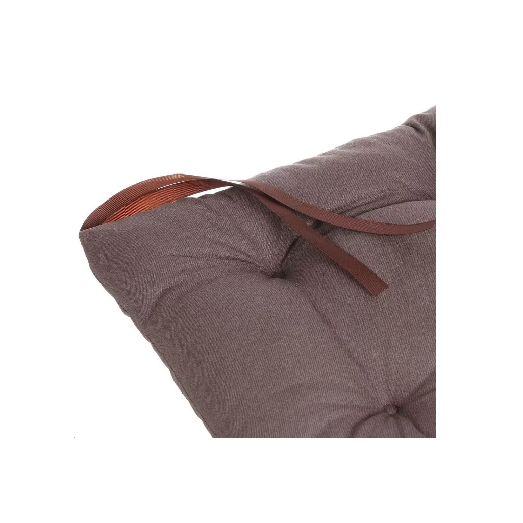 Сидушка Сказочная Ночь Кофе, хлопок, на завязках, коричневый, 40х40 см