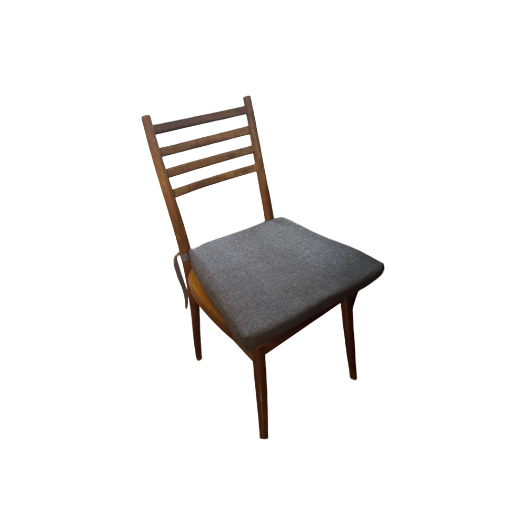 Сидушка Сказочная Ночь Трапеция, рогожка, съемный чехол, серая, 34х40 см