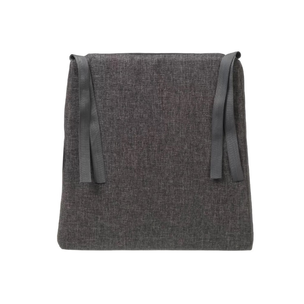 Сидушка Сказочная Ночь Трапеция, рогожка, съемный чехол, серая, 34х40 см