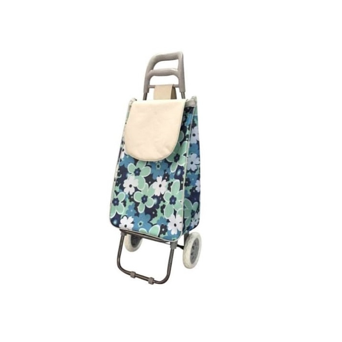 Сумка-тележка хозяйственная Рыжий кот A-204 Незабудки
