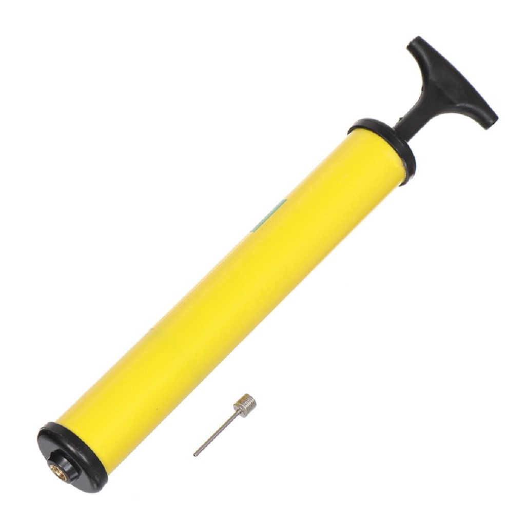 Насос для накачивания мячей Y6-1888, ручной 29 см, 1 насадка, эргономичная ручка, игла в комплекте