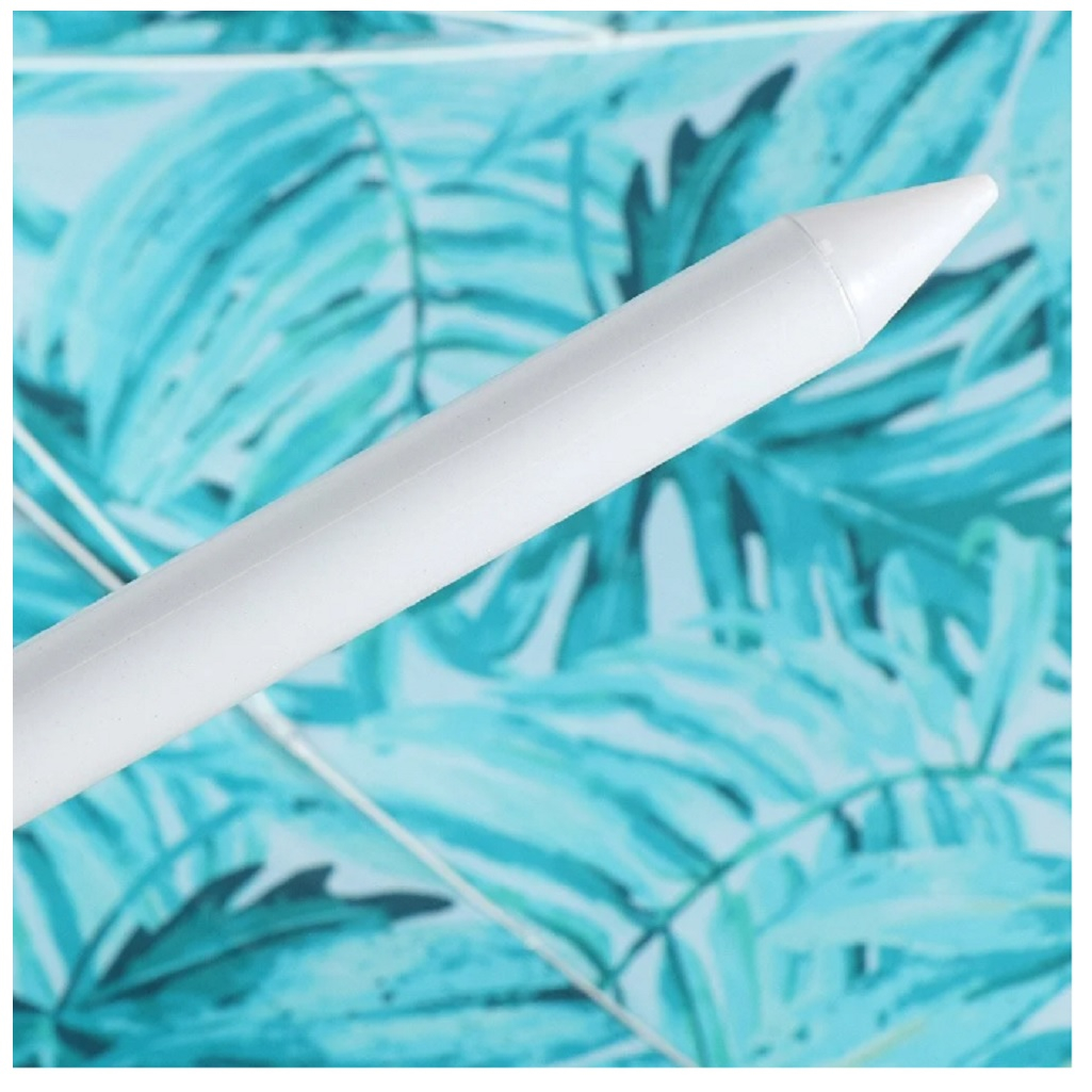 Зонт пляжный Тропические листья LG07/2 200 см, с наклоном, 8 спиц для защиты от солнца