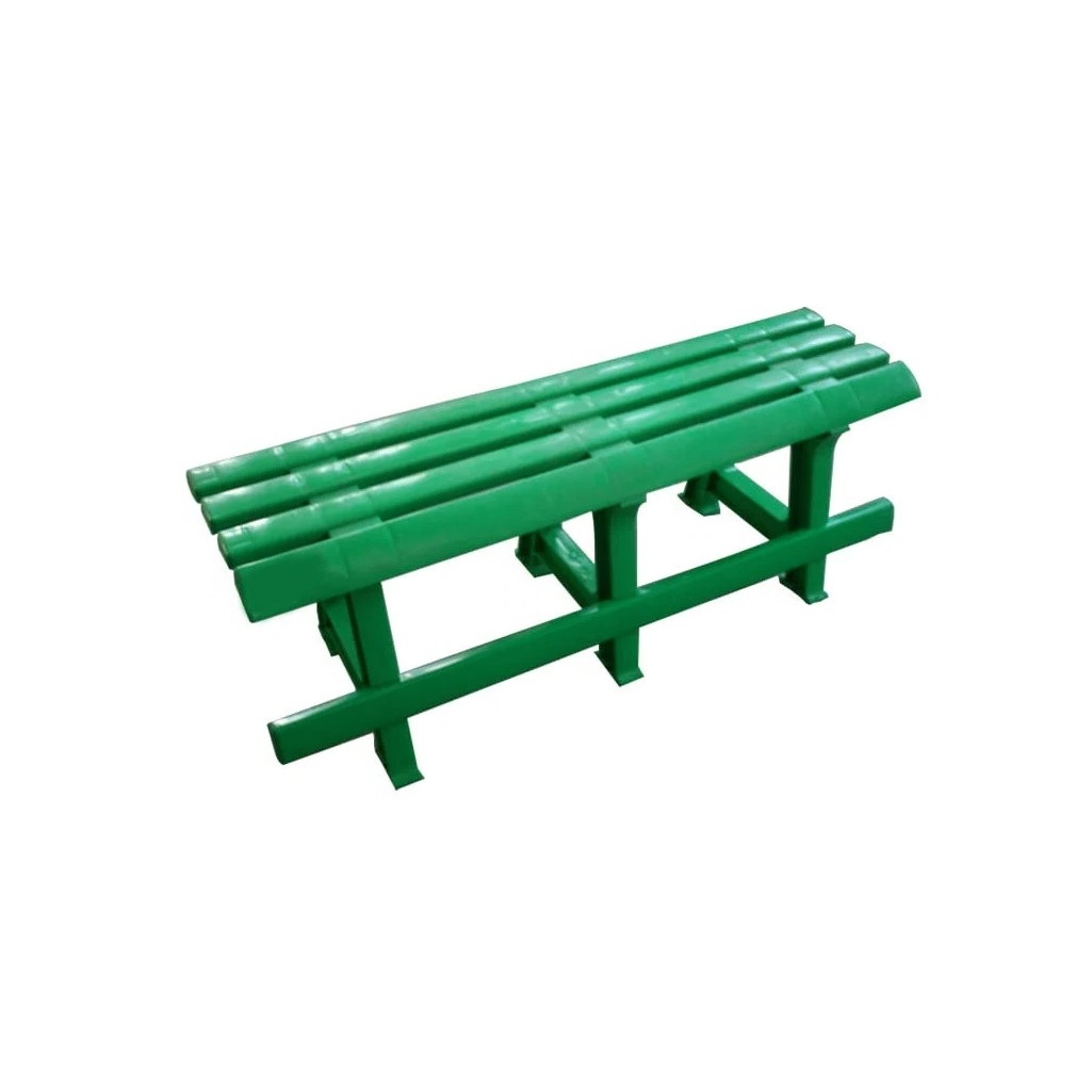 Скамейка пластиковая Стандарт Пластик, зеленая, 40х42х120 см, 217513